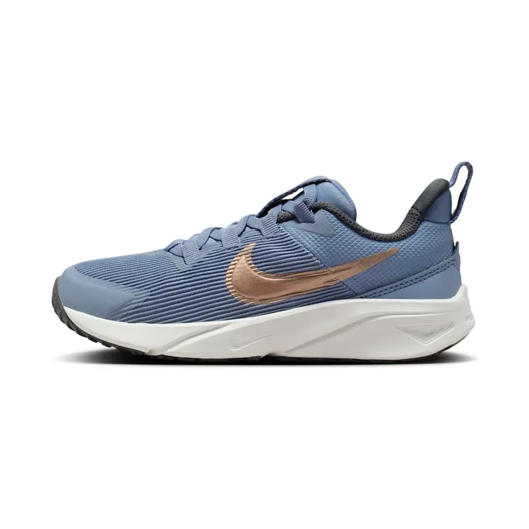 Nike Star Runner 4 Ashen Slate Armory “Ashen Slate / Armoury Navy / Pure Platinum / Metallic Red Bronze” (DX7614-405)