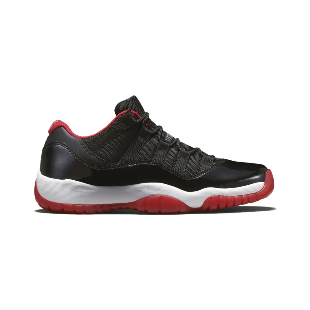 Jordan 11 Retro Low Bred (GS) Black/True Red-White (528896-012)