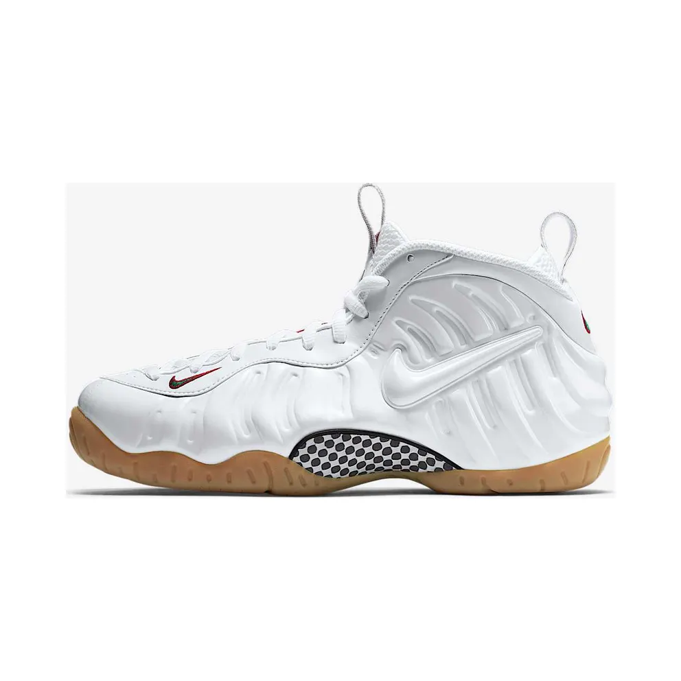Nike Air Foamposite Pro White Gucci White/White-Gym Red-Gorge Green (624041-102)