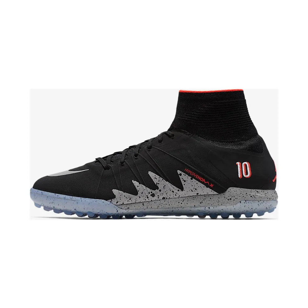Nike Hypervenomx Proximo NJR TF Neymar x Jordan Black/Metallic Silver-Light Crimson-White (820134-006)