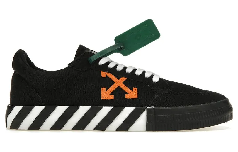 OFF-WHITE Vulc Low Top Black Orange (omia085s22fab0011020)