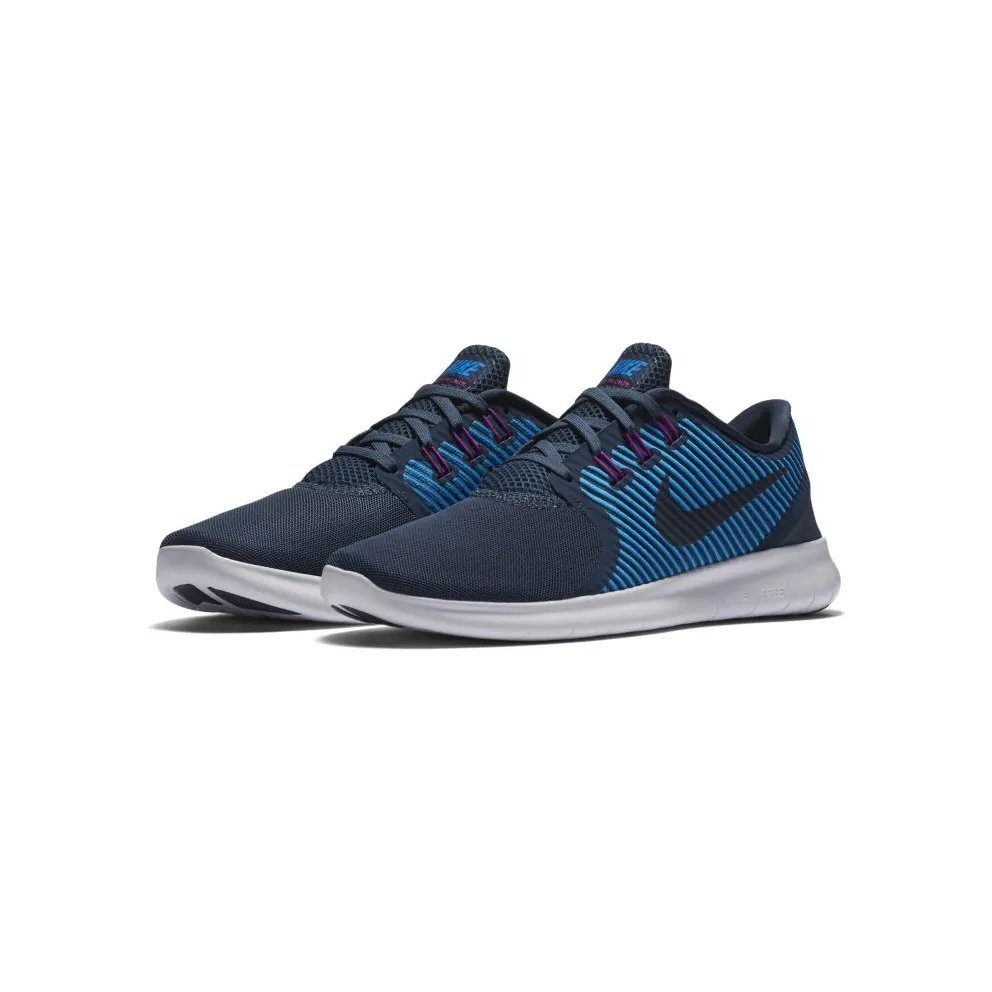 Nike Free Rn Cmtr Sqdrn Blue Dark Obsidian-Hrtg Cyn-Hy (W) (831511-400)