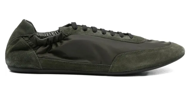 Prada Collapse Re-Nylon and Suede Elasticized “Green” (2EG479 F G001 D7C F0334)