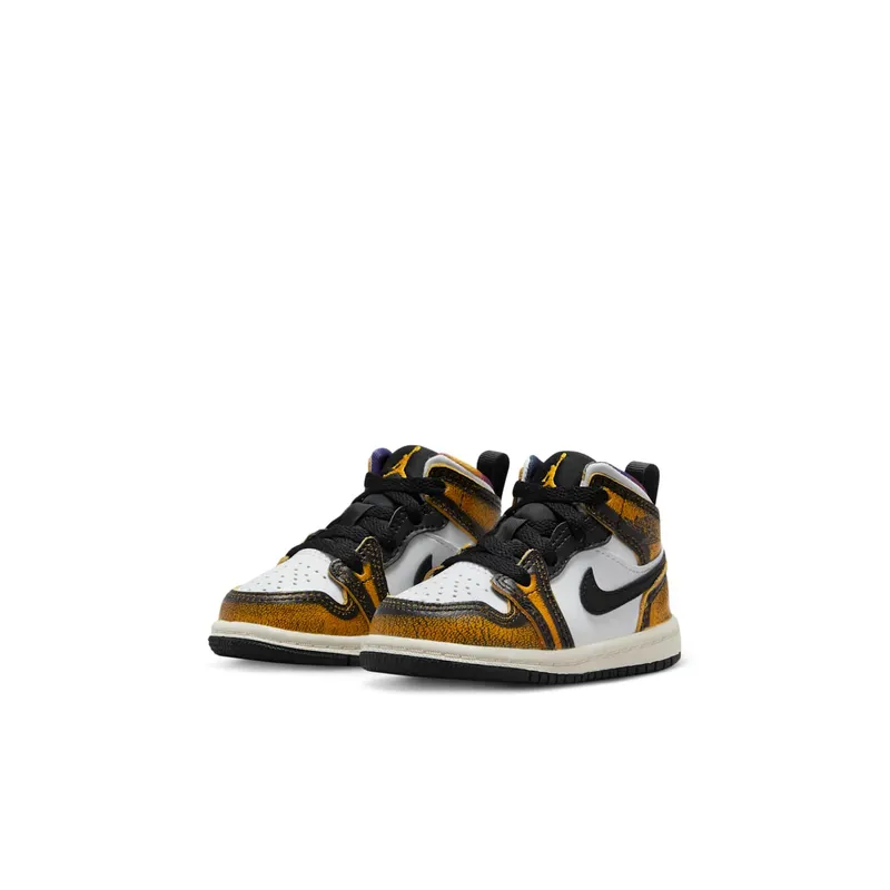 Jordan 1 Mid SE Orange Wear Away (DQ8420-071)