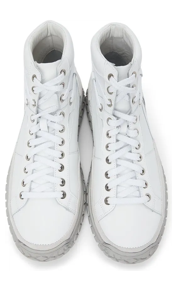 A-COLD-WALL* White Granulite Hi Sneakers (ACWUF019) (5)