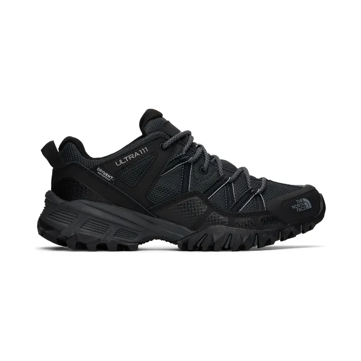 The North Face Black & Gray Ultra 111 WP Sneakers (NF0A46CJ)