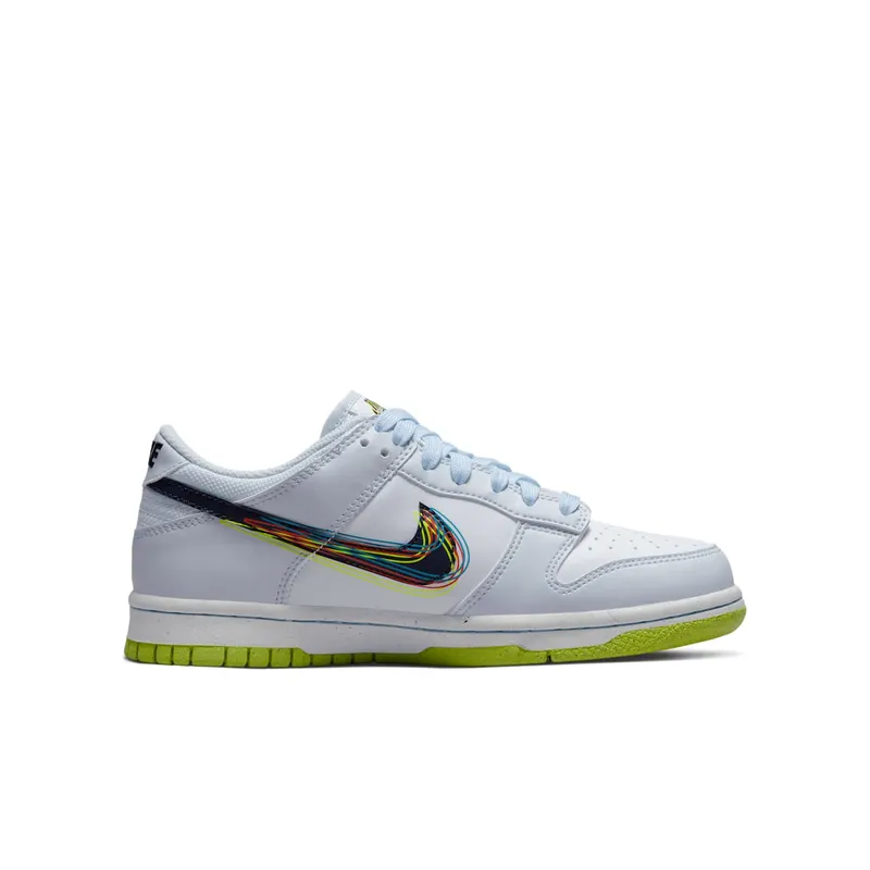 Nike Dunk Low (GS) “3D Swoosh” (DV3478-100)