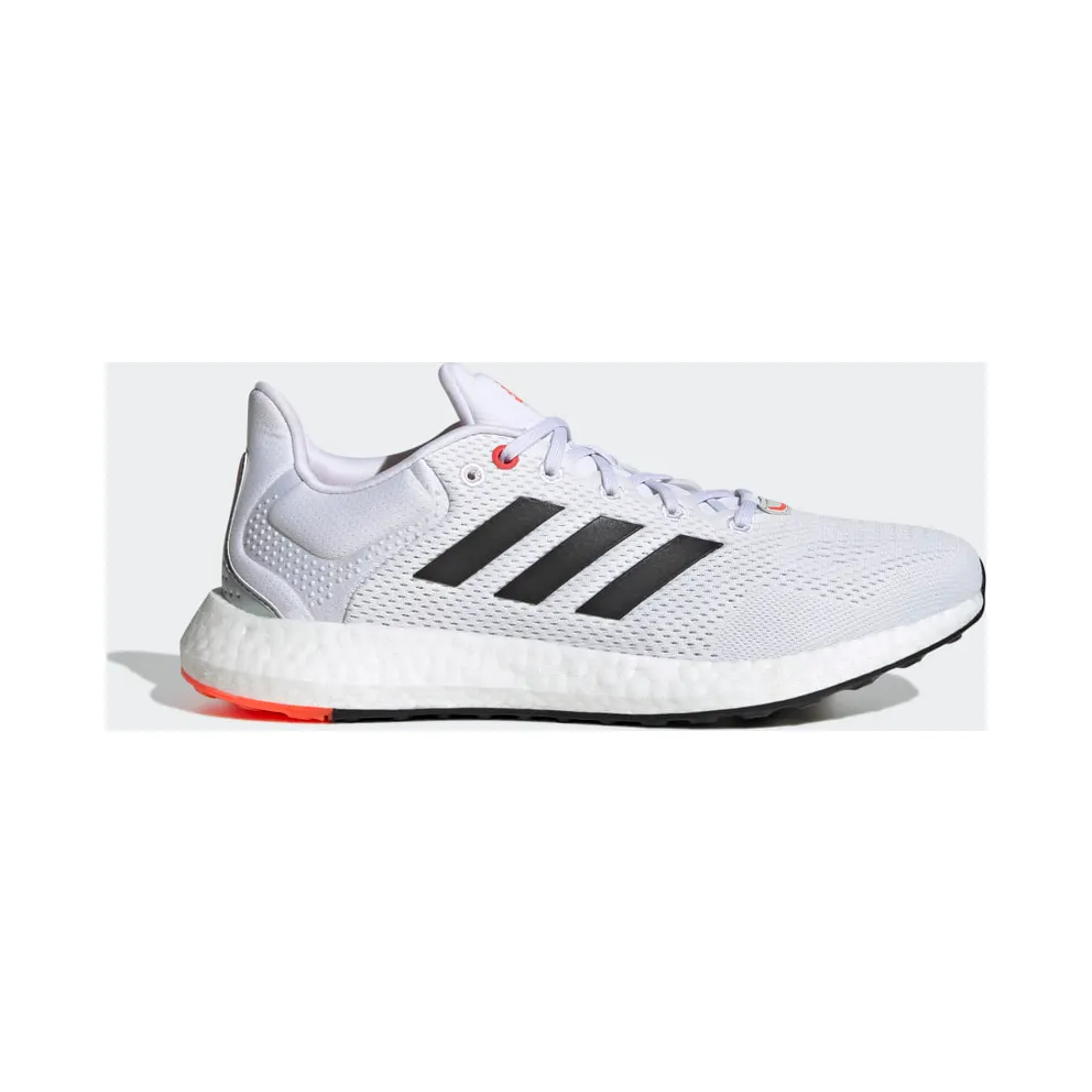 adidas Pureboost 21 Laufschuh Cloud White / Core Black / Solar Red (GY5099)