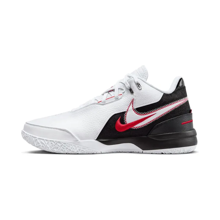 Nike Zoom LeBron NXXT Gen AMPD First Game “White / University Red / Metallic Silver / Black” (FJ1566-100)