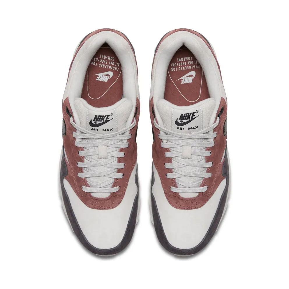 Nike Air Max 90/1 Red Sepia Oil Grey (W) Red Sepia/Oil Grey-Vast Grey (AQ1273-200)