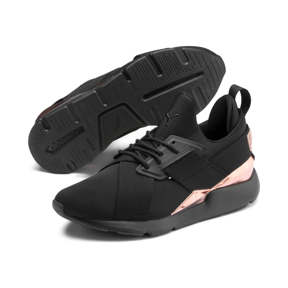 Puma Muse Metal Black Rose Gold (W) Black/Rose Gold (367047-01)