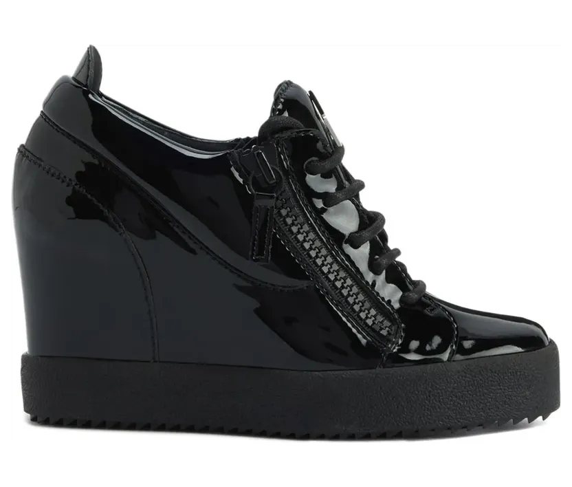 Giuseppe Zanotti Addy Wedge met ritssluiting “Black” (RW50023H02)