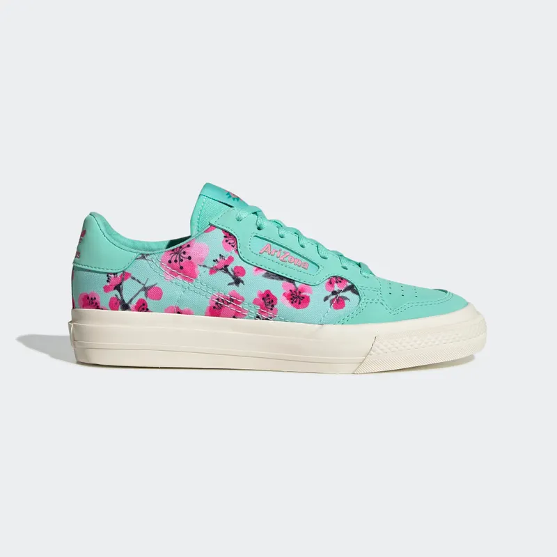 adidas Continental Vulc Easy Green / Core Black / Semi Solar Pink (EF9075)