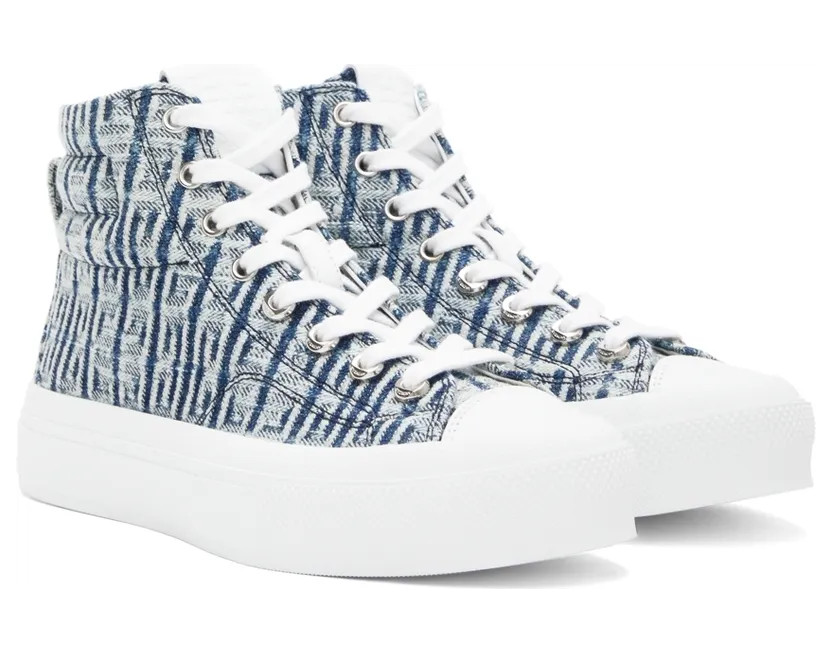 Givenchy Blue 4G City High-Top Sneakers (BE0025E1EL457) (4)