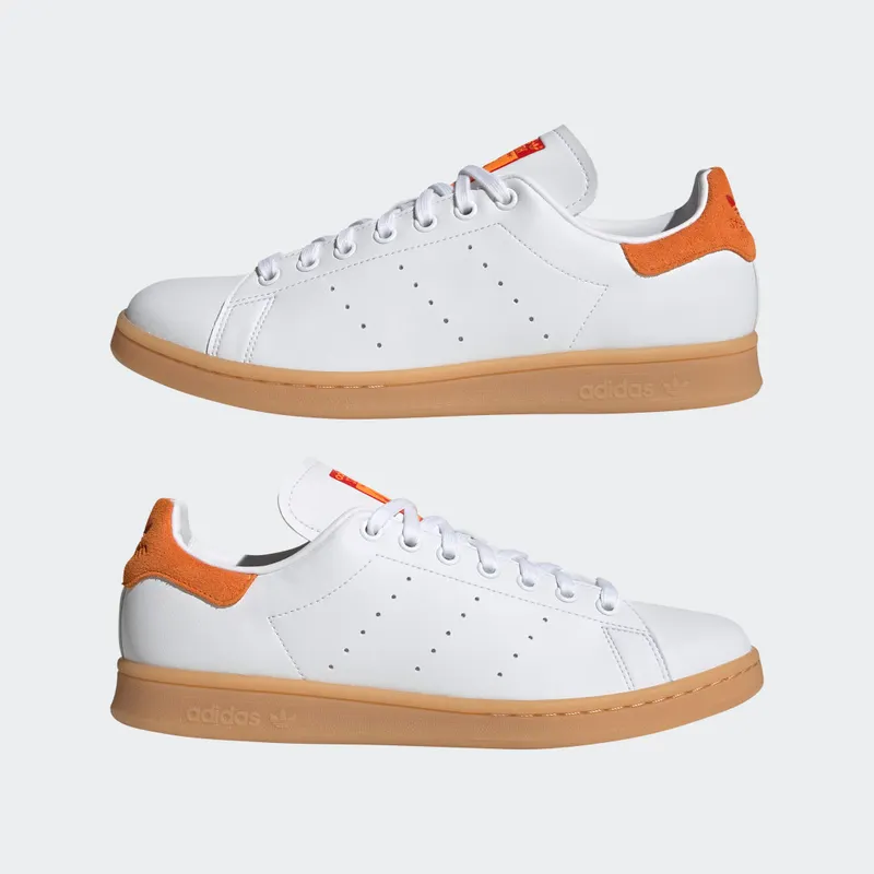 Adidas Stan Smith Cloud White / Gum / Orange Rush (GW0487)