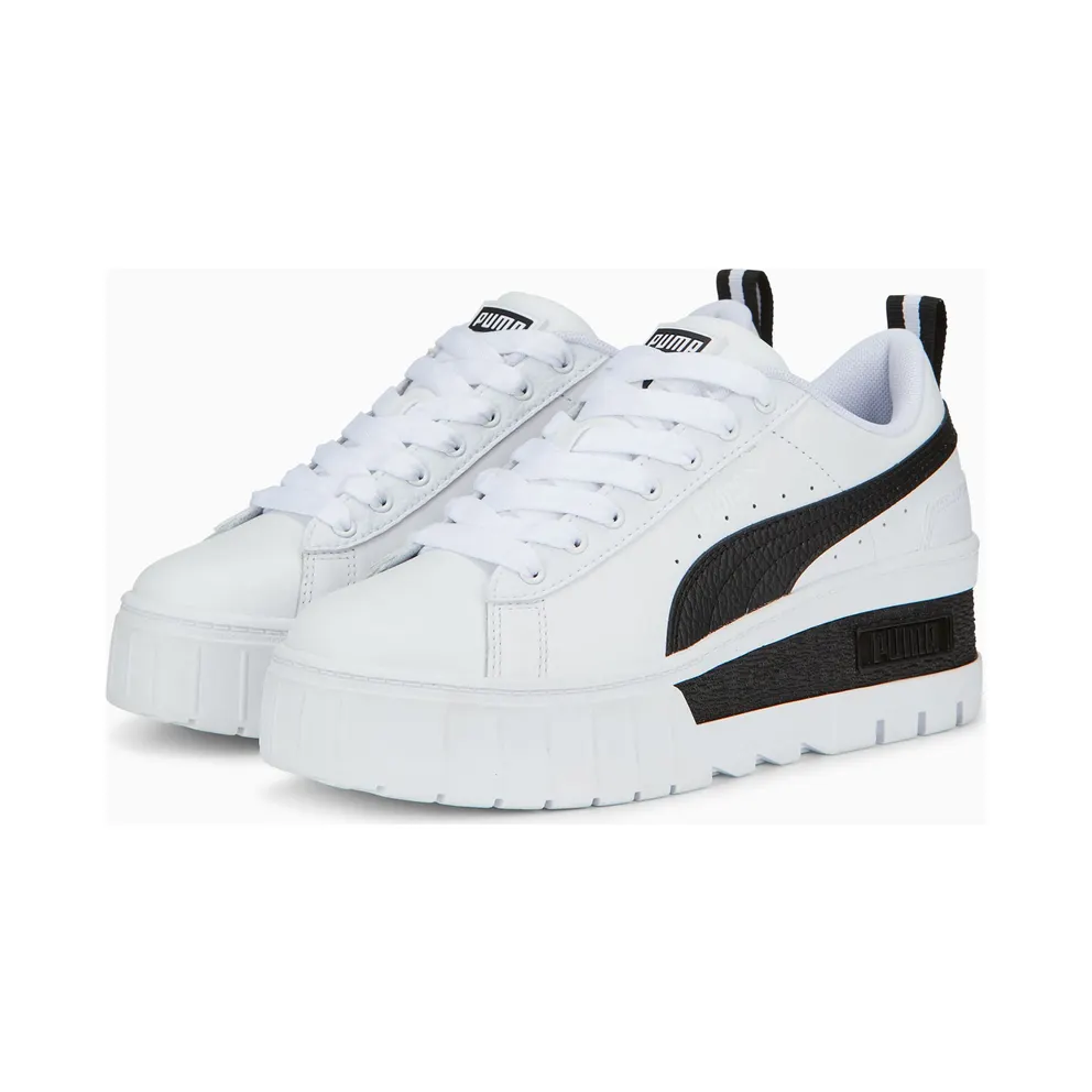 Puma Mayze Wedge White/Black (386273-01)