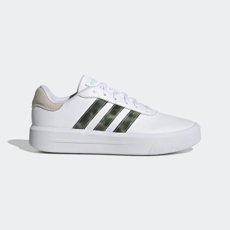 Adidas Court Platform Cloud White / Cloud White / Linen Green (HP9434)