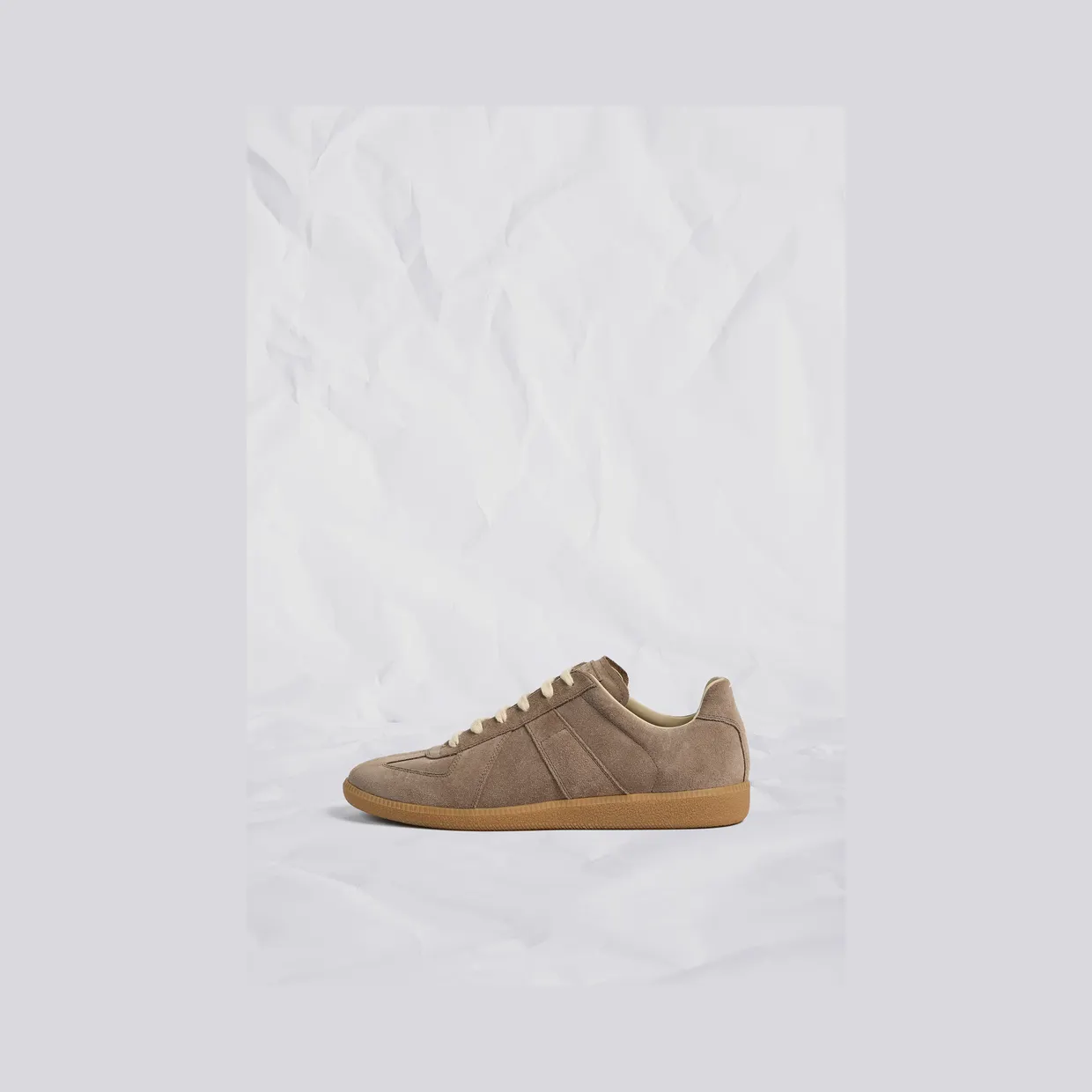 Maison Margiela Replica Sneakers Suede Taupe (S58WS0109P7854T2146)