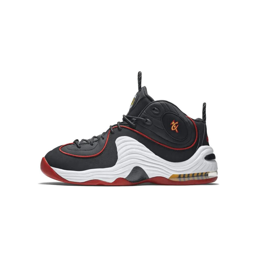 Nike Air Penny II Miami Heat Black/White-University Red-Varsity Maize (333886-002)