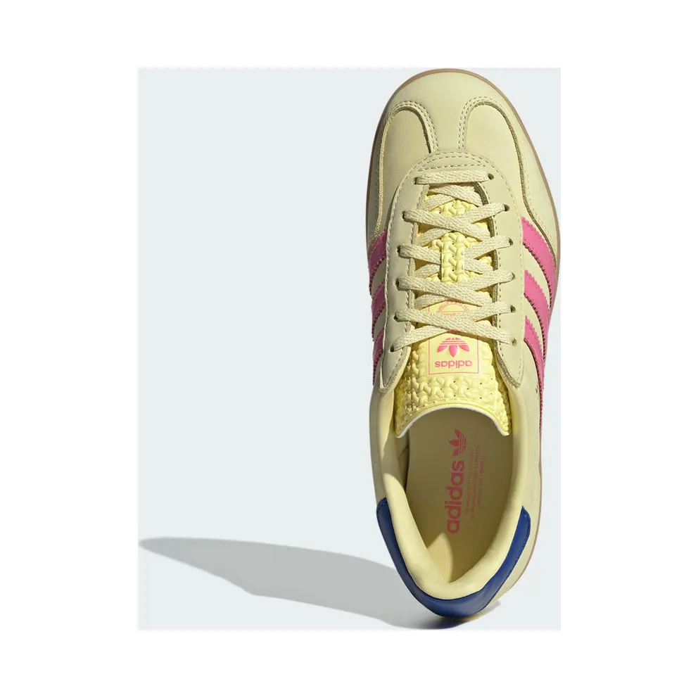 Adidas Gazelle Indoor Powder Yellow / Lucid Pink / Royal Blue (JI2719)
