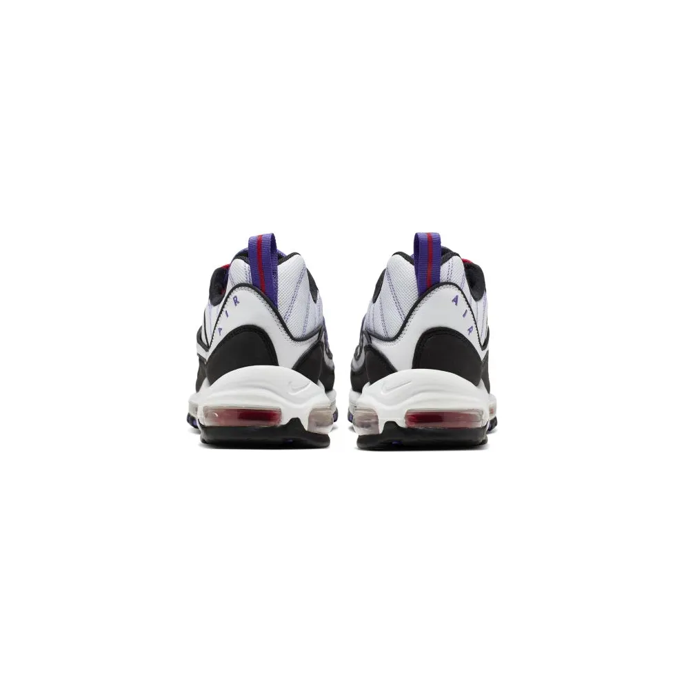 Nike Air Max 98 Raptors WHITE/BLACK-PSYCHIC PURPLE (640744-110)