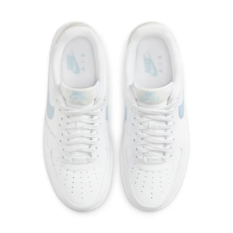 Nike Air Force 1 Low White Light Armory Blue Mini Swoosh (HF0022-100)