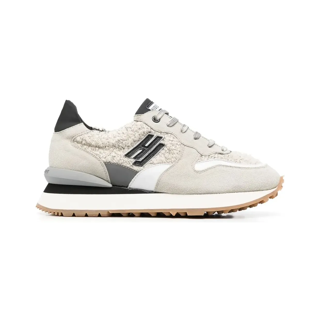 Hide&Jack Sneakers met logopatch – Beige (OVERFURGRY)