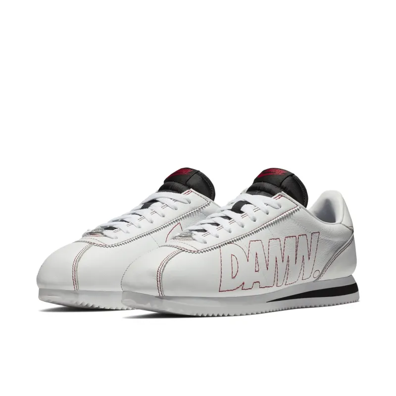 Nike Cortez Kenny 1 Kendrick Lamar Damn White Gym Red White/Black-Gym Red (AV8255-106)