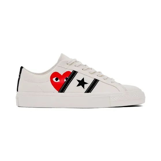 Converse Comme Des Garçons Play x Converse One Star Academy Pro “Black” (AZK130001)