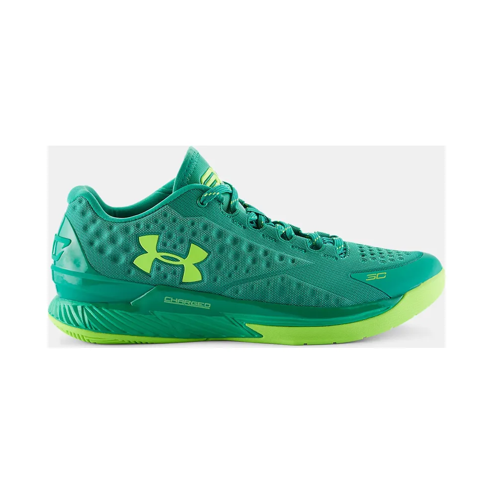 Under Armour UA Curry 1 Low Golf Scratch Green/Lime Green (1269048-387)