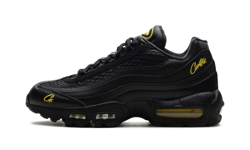 Nike x Corteiz Air Max 95 “Black/Black/Tour Yellow” (FB2709-003)