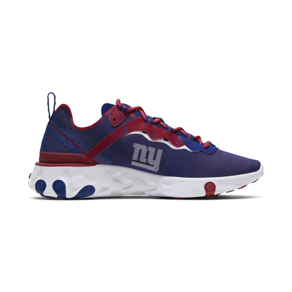 Nike React Element 55 New York Giants Rush Blue/White-Gym Red (CK4876-400)