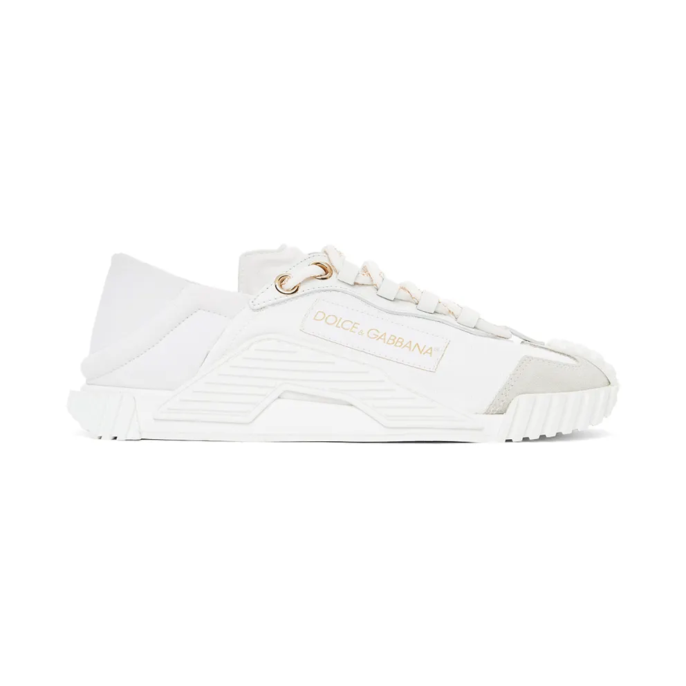 Dolce and Gabbana White NS1 Low Sneakers (CK1754 AO539)