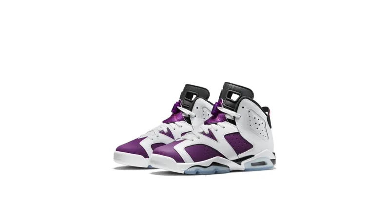 Jordan 6 Retro Grape (GS) White/Vivid Pink-Bright Grp-Black (543390-127)