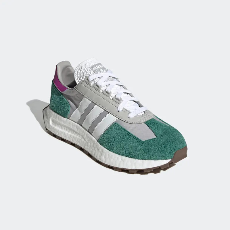 Adidas Retropy E5 Grey Two / Cloud White / Collegiate Green (H03076)