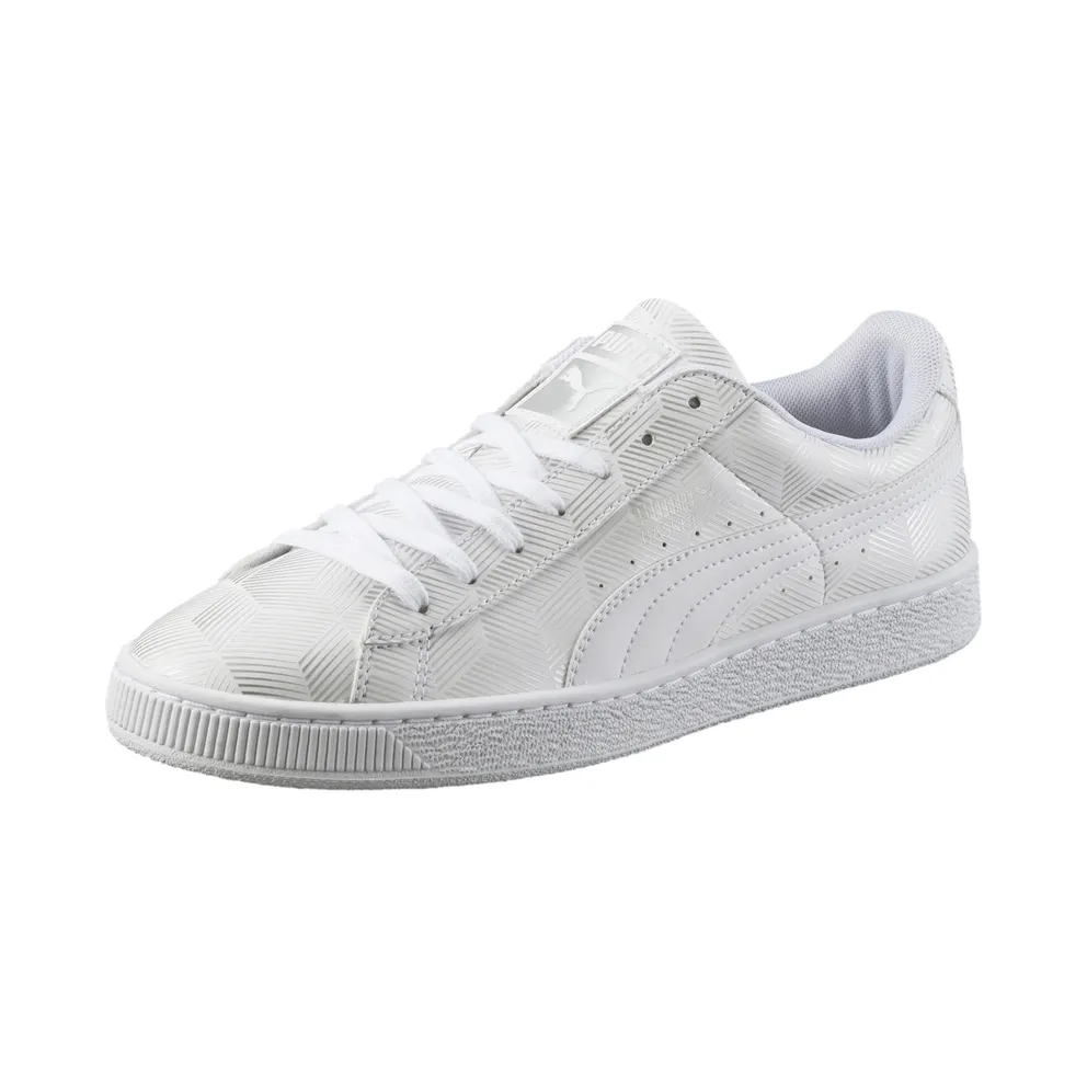 Puma Basket Classic Metallic White White (361069-02)