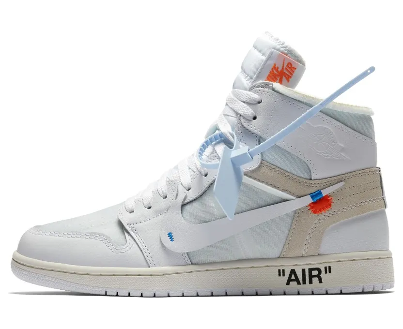 Air Jordan x Off White Nike AJ I 1 ‘The 10 Ten Part II’ (2018) (AQ0818-100)