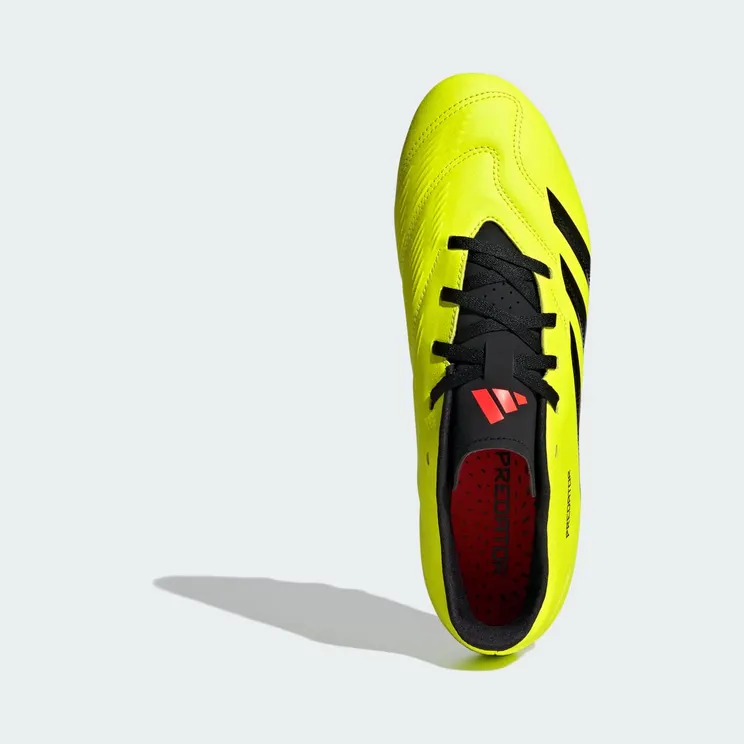 Adidas Predator Club FG “Yellow 2 / Core Black / Solar Red” (IG7757)