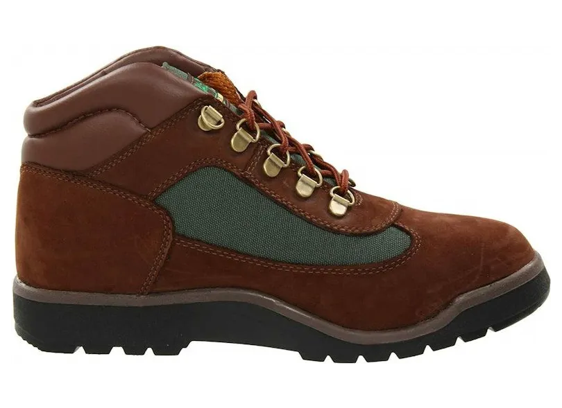 Timberland Field Boot Mid Lace Up Dark Brown (TB016737-242)