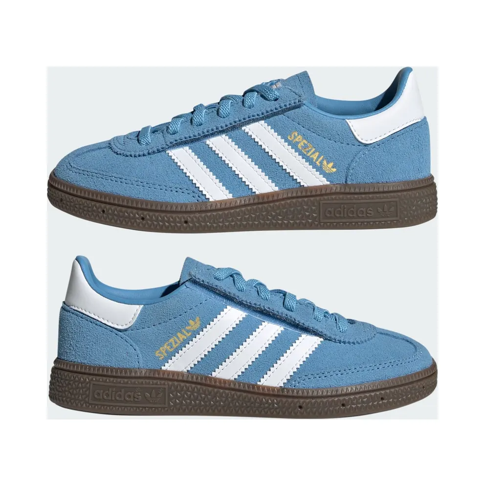 Adidas Handball Spezial Comfort Closure Elastic Lace Kids Light Blue / Cloud White / Gum (JQ6381)