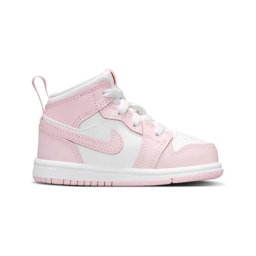 Jordan 1 Mid Pink Foam Fire Red (DQ8425-608)