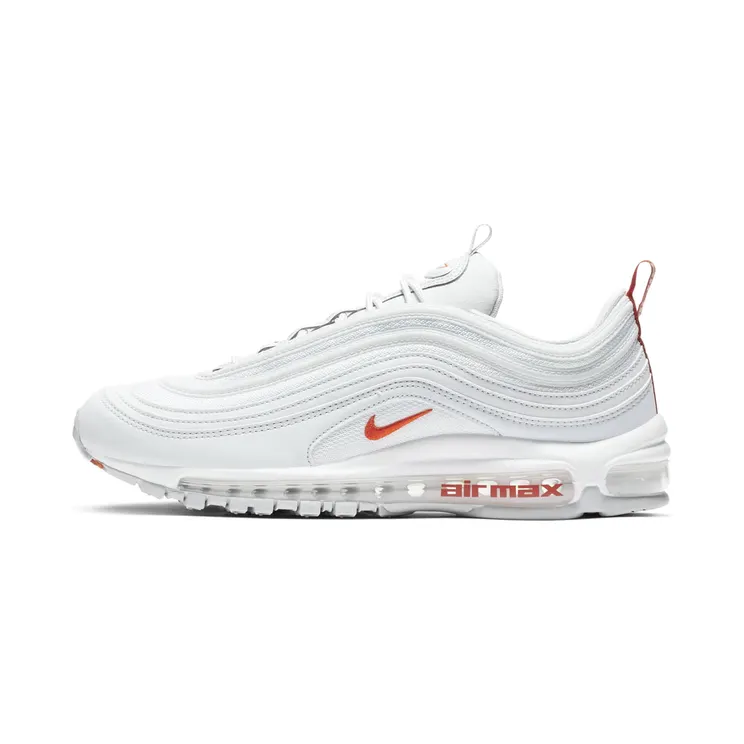 Nike Air Max 97 “Pure Platinum / White / Team Orange” (BV1985-002)