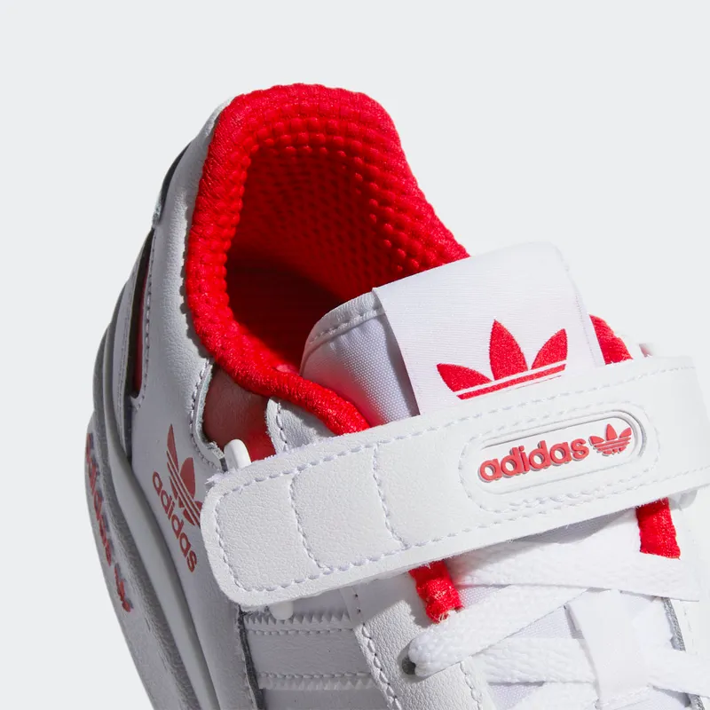 adidas Forum Low Cloud White / Red / Cloud White (H01674)