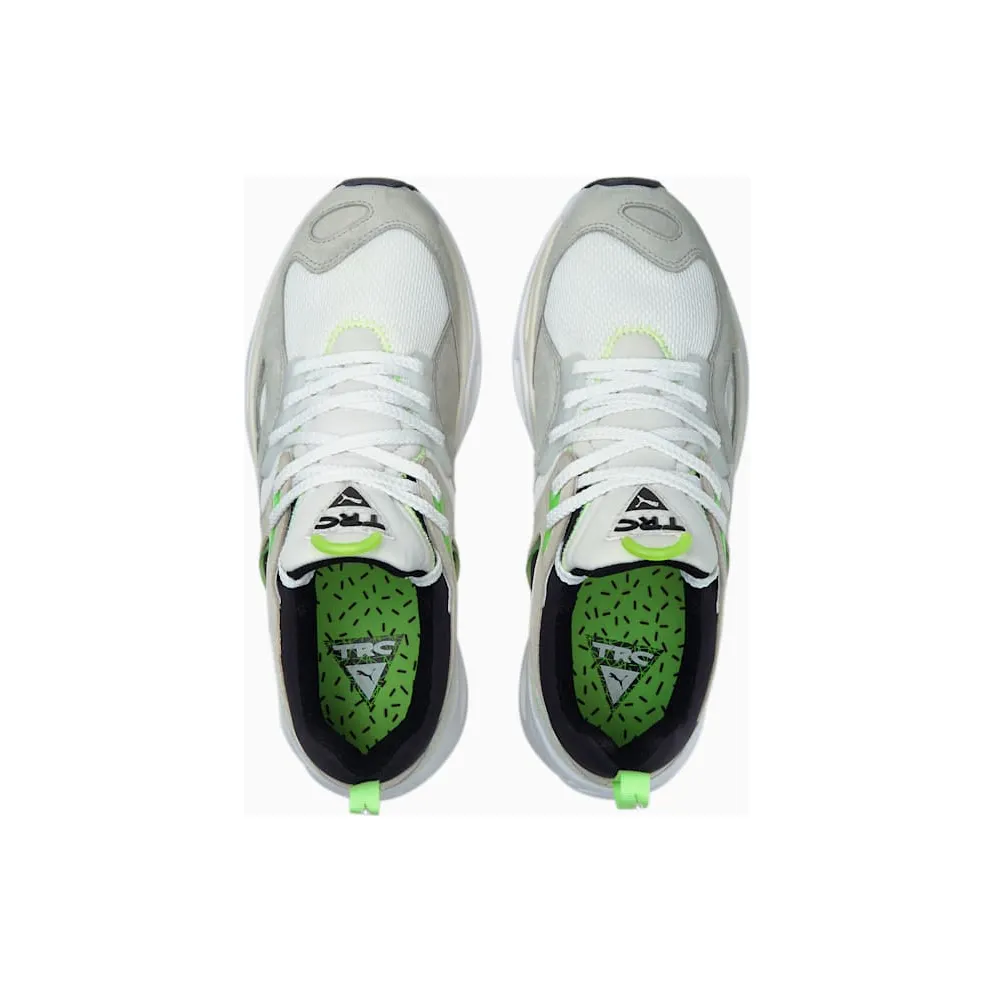 Women’s PUMA Trc Blaze The Triangl White/Nimbus Cloud/Green Glare (383104-02)