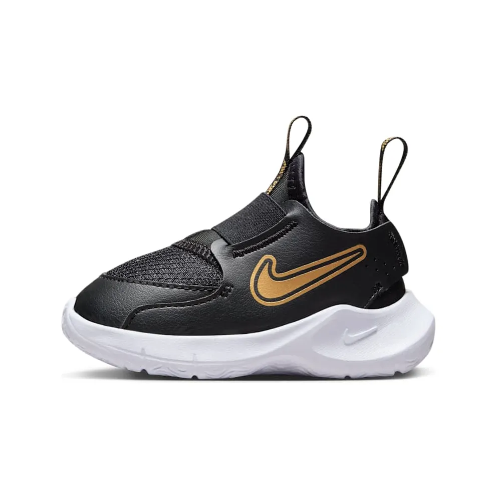 Nike Flex Runner 3 Black White Metallic Gold (FN1478-006)