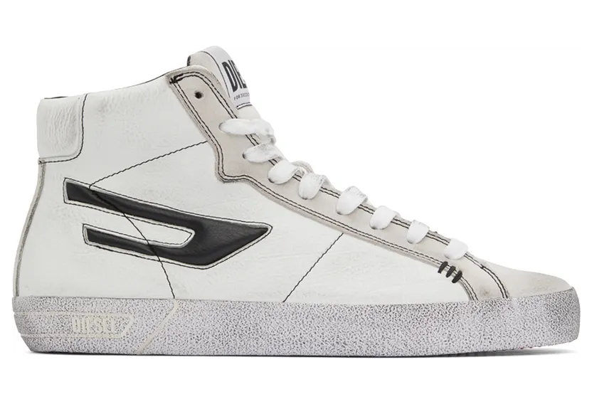 Diesel Off-White S-Leroji Mid Sneakers (Y02742PR663)