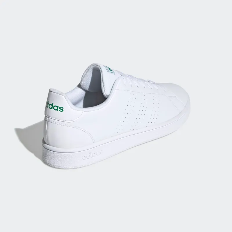 Adidas Advantage Base Cloud White / Cloud White / Green (EE7690)