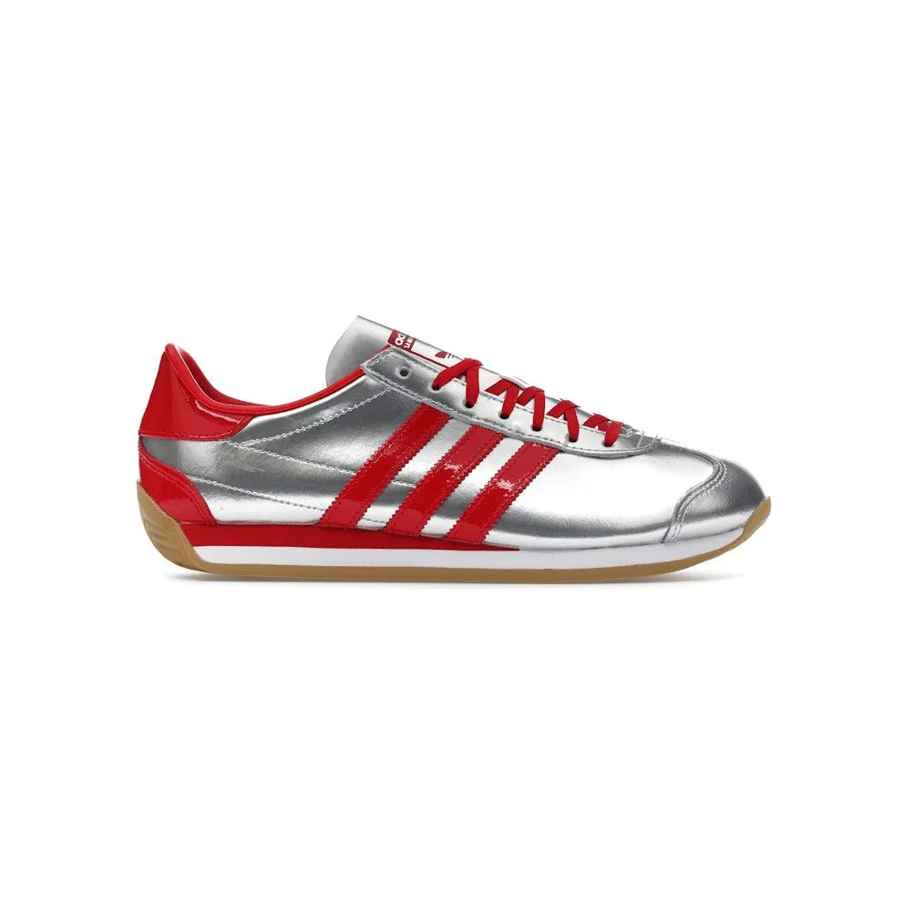 adidas Country OG Silver Metallic Better Scarlet (JP8804)