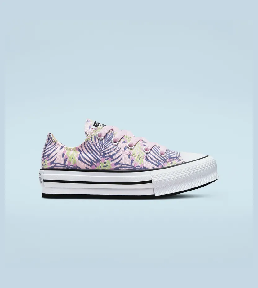 Converse Chuck Taylor All Star EVA Lift Platform Bright Plants Pink Foam/washed Indigo (A00447C)