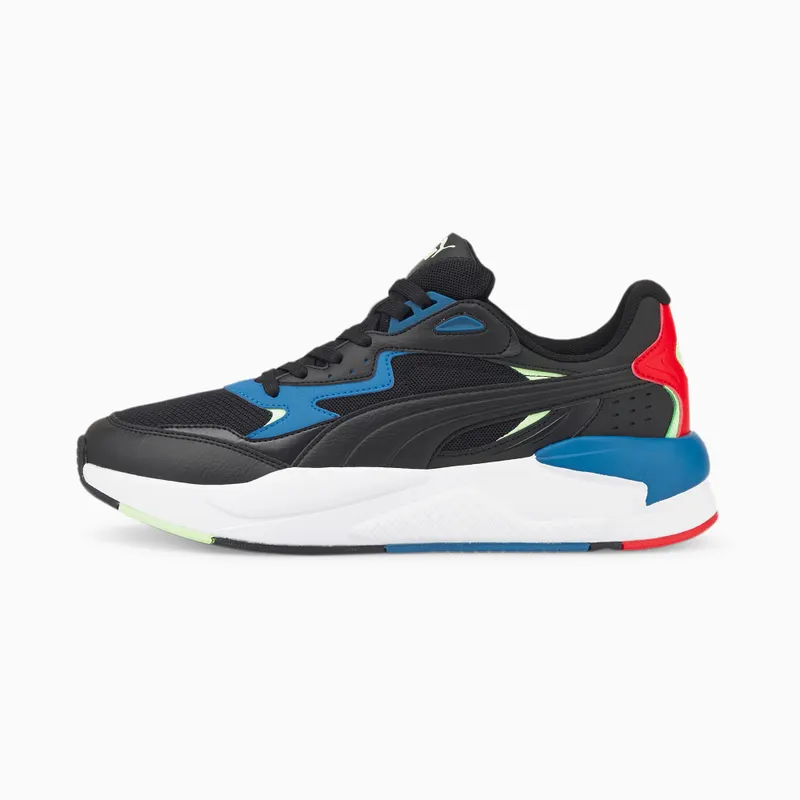 Men’s PUMA X-Ray Speed Black/Black/Vallarta Blue (384638-03)